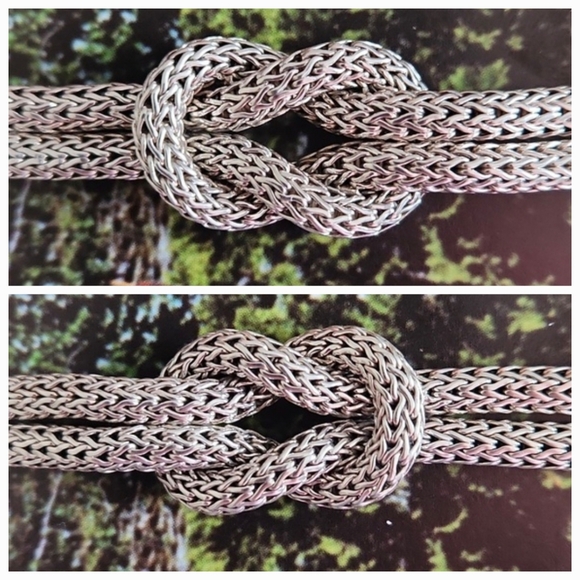❤️John Hardy❤️ - Love Knot Bracelet, Sterling Silver, 10MM - Picture 9 of 16
